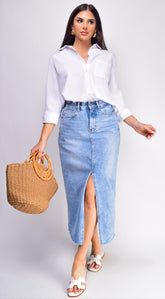 Juniper Classic Button Down Shirt - Off White